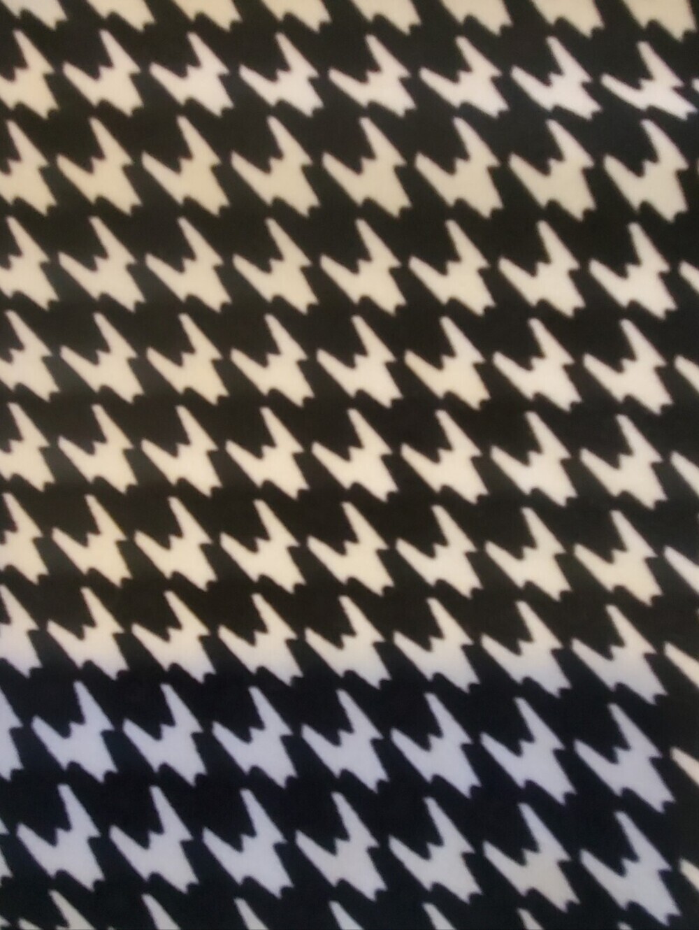 High-Waist Houndstooth Wide-Leg Pants - Black & White Check Back Later Pants - Picture 7 of 8